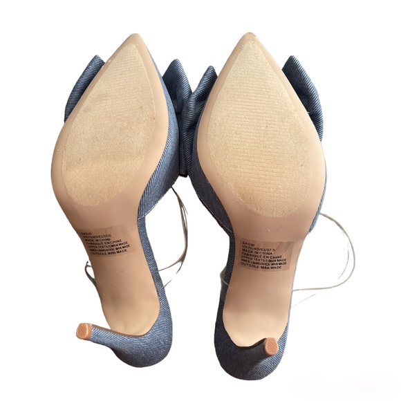 Shoedazzle Sashi Slip On Pump Denim Size 7 - Picture 9 of 11